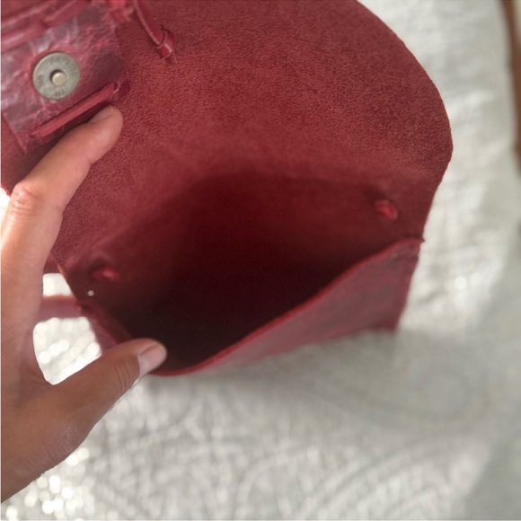 Red Leather Crossbody Bag bundle with Free Crumpler bag . - Picture 6 of 16